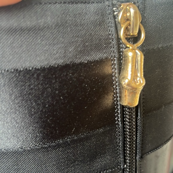 Gucci Leather with Silk Riding Boots - Picture 14 of 14